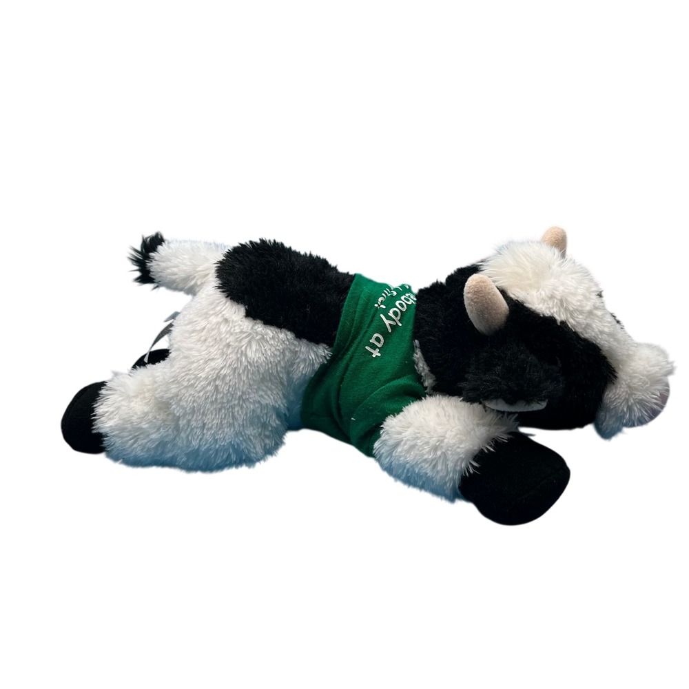 Aurora Plush Cow Stuffed Animal Cal Poly Green‎ Shirt Somebody Loves Me